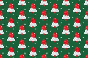 Seamless Hand-Drawn Christmas Pattern. Cute and Colorful Festive Design for Fabric, Wrapping Paper. vector