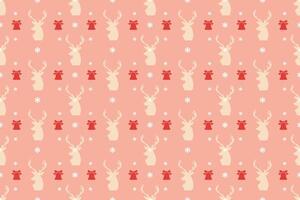 Seamless Christmas Pixel Pattern. Bright and Colorful Festive Design for Fabric, Wrapping Paper, Packaging. vector