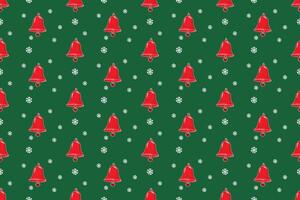 Seamless Hand-Drawn Christmas Pattern. Cute and Colorful Festive Design for Fabric. vector