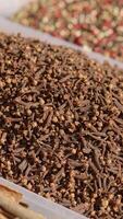 Discovering various spices at the local market video