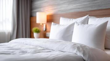 Bedroom image with high end interior style photo