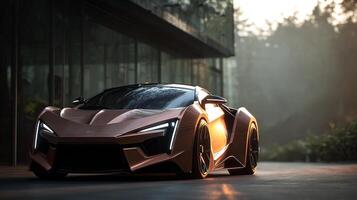 Clean car design captured in photo