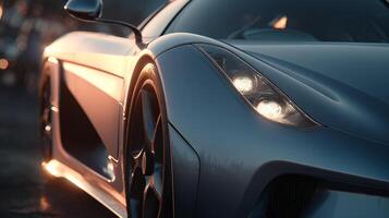 Sunlight enhances texture in car photo