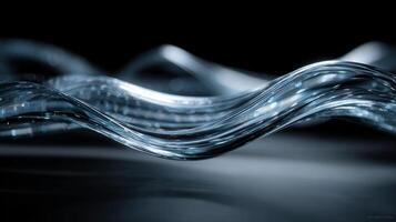 Luxurious abstract wave background with fine details photo
