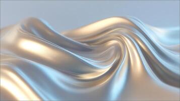 Abstract luxury waves in gradient light effect photo