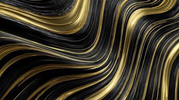 Refined wave lines in abstract luxury background photo