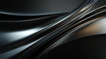 Sophisticated abstract background with luxury wave style photo