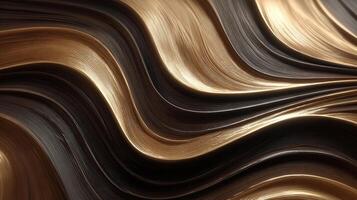 Clean elegant background with soft wave design photo