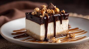 Realistic food image of delicious tasty dessert photo