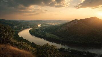 Nature landscape photo with true-to-life texture and light