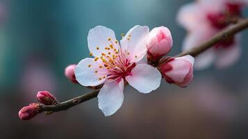 Tree flower in focus wallpaper with beautiful sunlight and blur photo