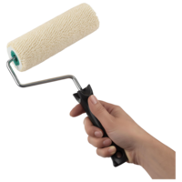 Hand Using Paint Roller Transparent Background Image png