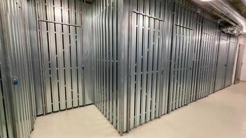 Modern metal storage lockers are perfect for providing effective organizational solutions across various spaces photo