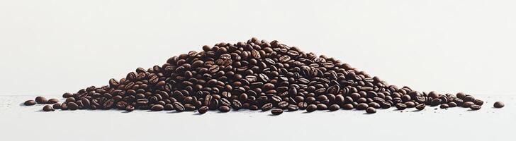 A Bountiful Heap Of Roasted Coffee Beans photo