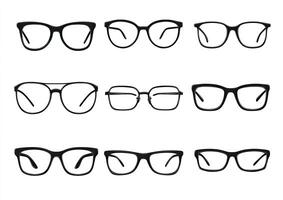 A Collection Of Nine Stylish Eyeglass Frames photo