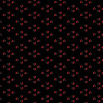 themes with black background and love hart parttetn