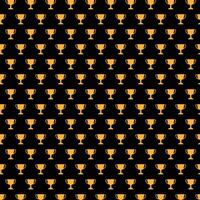 Golden parttern black background vector