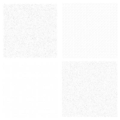 Grunge inspired texture effect with seamless pattern of ink spots, dust, and scratch textures. Aesthetic abstract grunge textured effect on white background for graphic elements