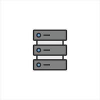 Computer data box icon is perfect for your computer themed design vector