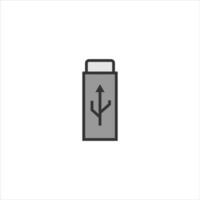Computer flashdisk icon is suitable for your computer themed design vector