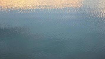 Sunlight Reflection on Lake at Sunset video