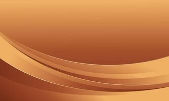 Abstract minimalist luxury curve background with gold accents vector
