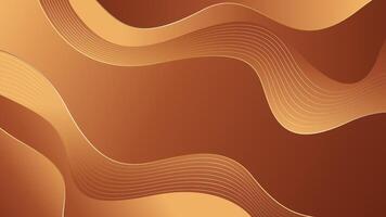 minimalist abstract luxury background in bronze and golden tones vector