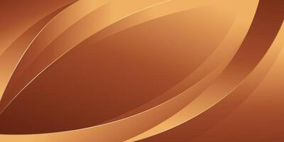 Abstract modern luxury curve background with gold accents vector