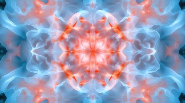Abstract Symmetrical Flowing Design photo