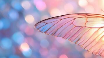 Butterfly Wing, Soft Focus, Bokeh photo