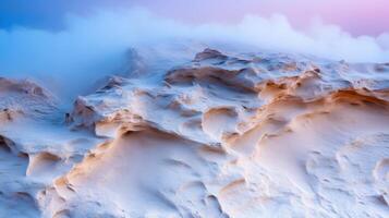 Sandstone Cliffs, Misty Sunrise photo