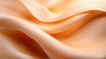 Peachy Fabric Texture Close-up photo