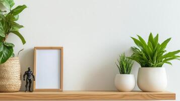 Shelf Decor, Plants, Frame, Interior photo