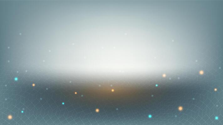 Abstract futuristic hexagon background. Technology polygonal design with orange and blue light effects for presentation or banner.