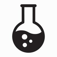 Detailed illustration of a florence flask for scientific use vector