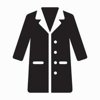 Professional lab coat design for medical professionals vector