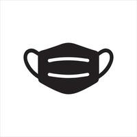 Protective face mask design template for print and digital vector