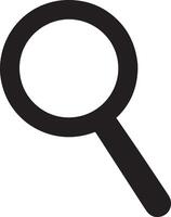 High resolution magnifying glass graphic design vector