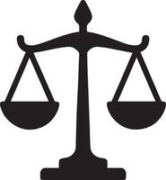Justice scale icon graphic design vector