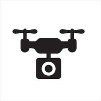 High resolution drone with camera graphic design vector