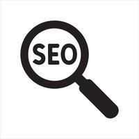 Seo keywords and graphics design for website optimization vector