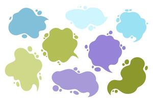 illustration with set of text box vector