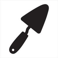 High resolution illustration of a trowel gardening tool vector