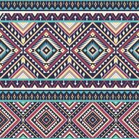 Tribal striped seamless pattern. Textile design, web design for making of clothes, accessories, decorative paper, wrapping, envelope. Aztec geometric vector