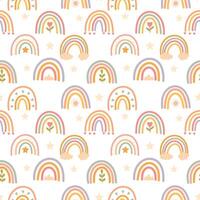 Colorful rainbow pattern design vector