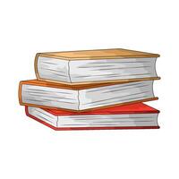 Illustration of Stack of Book vector