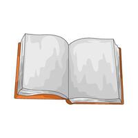 empty open book vector