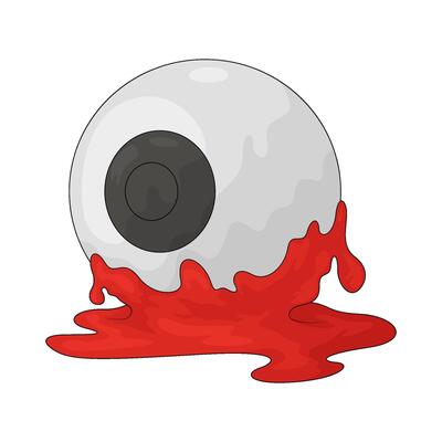Illustration of a Halloween Eyeball