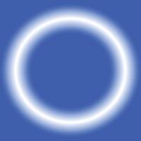 Glowing ring light design with blue background vector