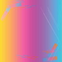 Abstract background yellow, pink, and blue gradient, geometric shapes design vector